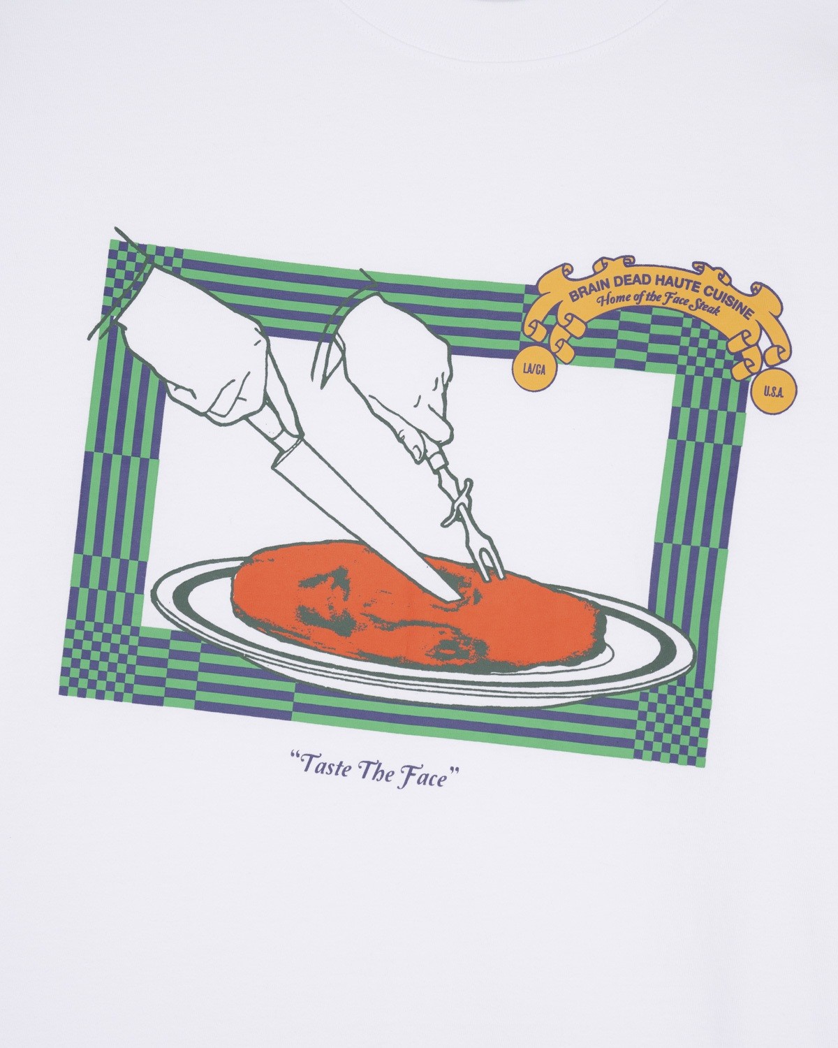 BRAIN DEAD TASTE THE FACE TEE