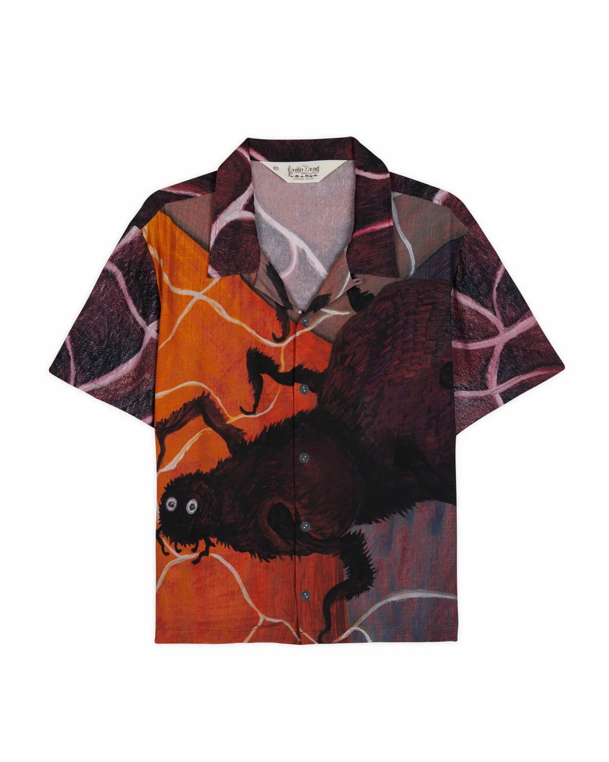 BRAIN DEAD S/S BUTTON UP SHIRT
