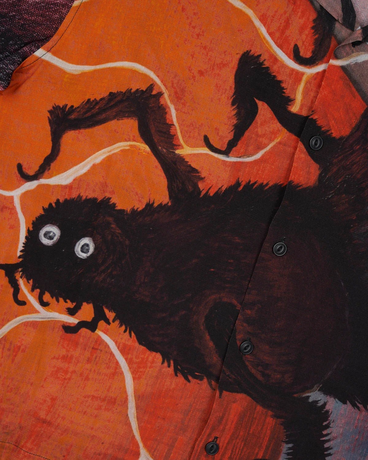 BRAIN DEAD S/S BUTTON UP SHIRT