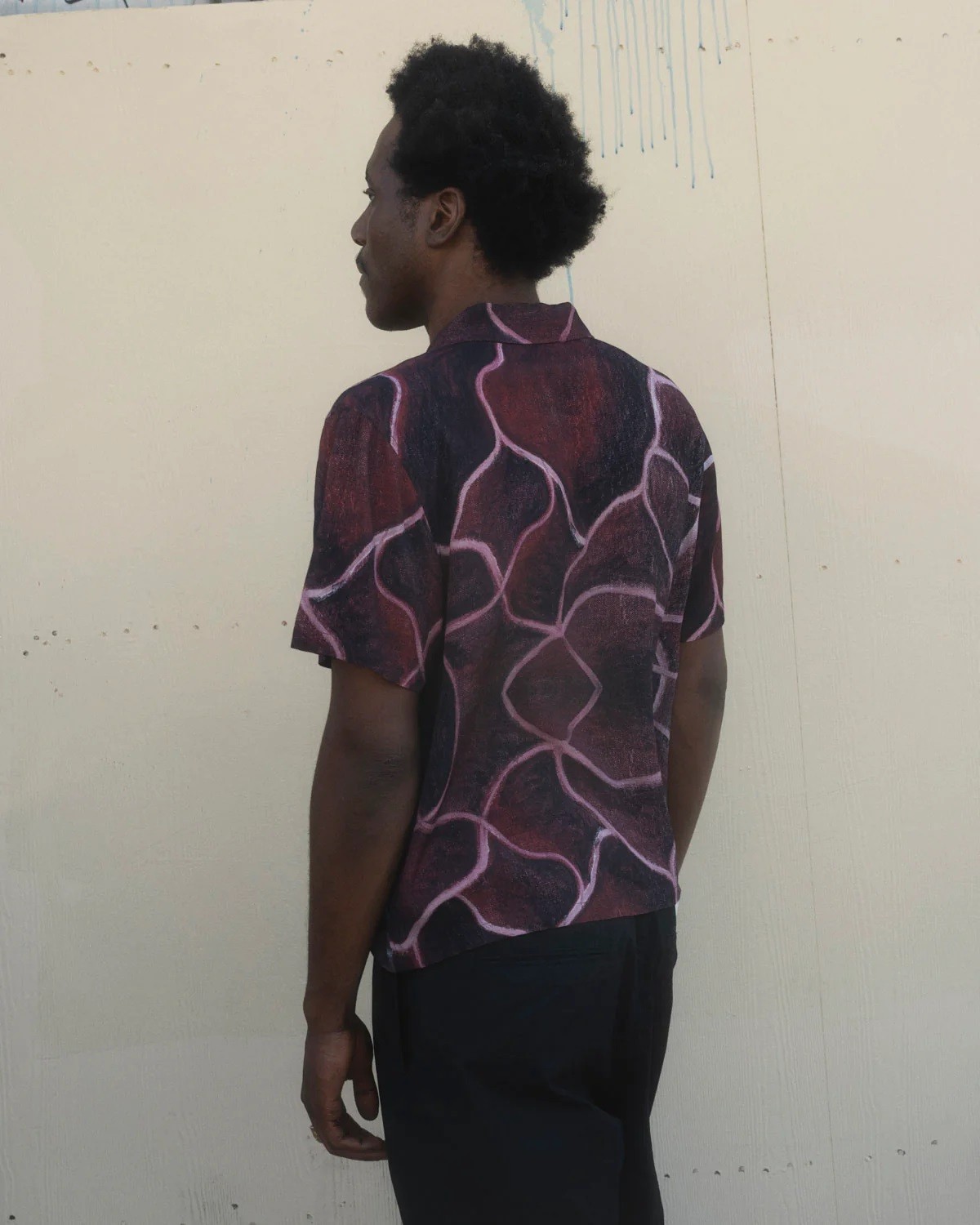 BRAIN DEAD S/S BUTTON UP SHIRT