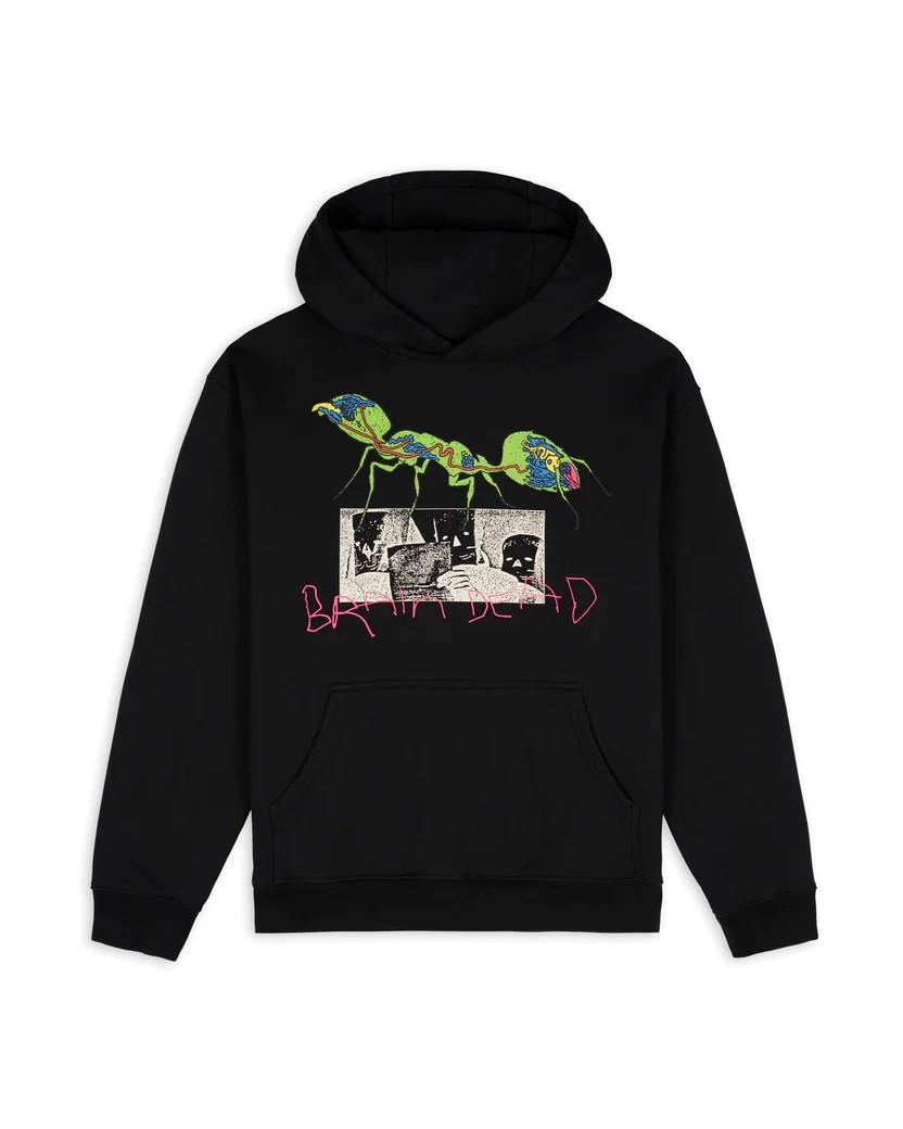 BRAIN DEAD ANT WAR HOODED SWEAT