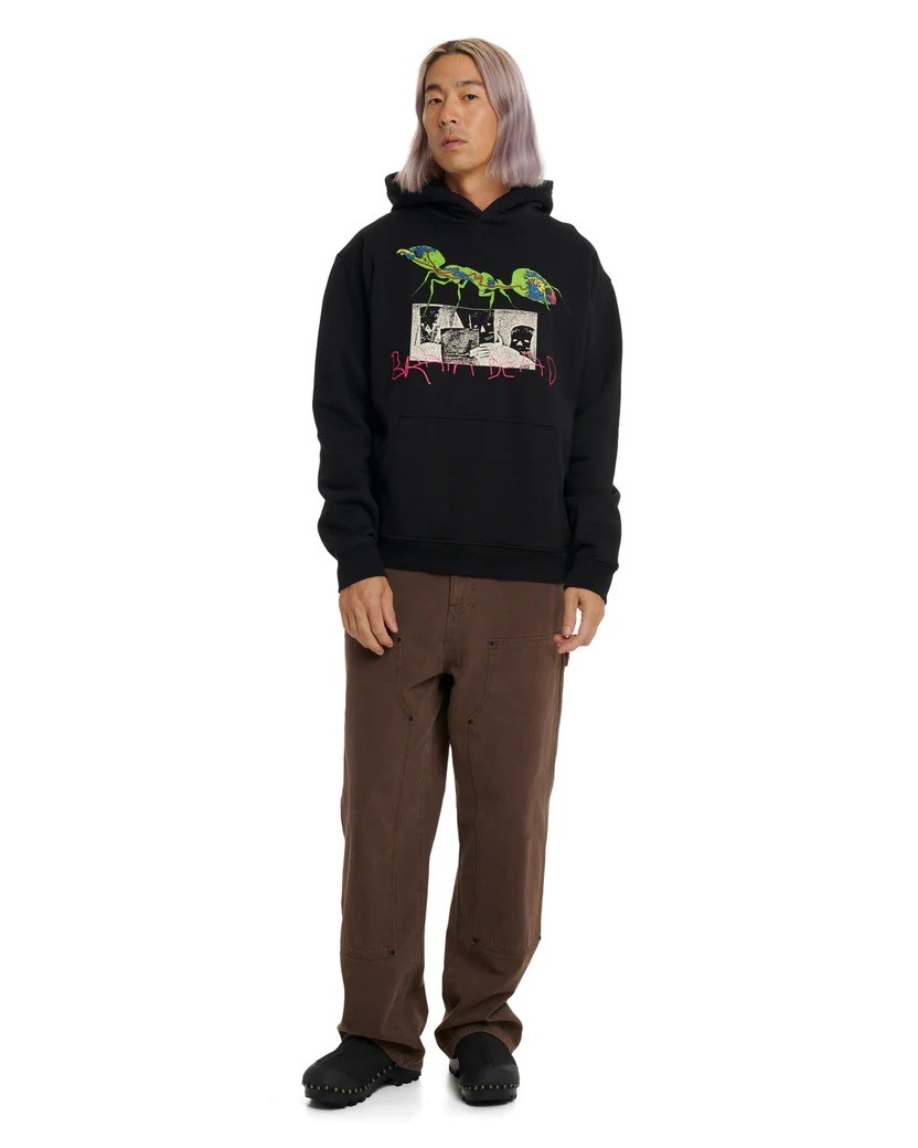 BRAIN DEAD ANT WAR HOODED SWEAT
