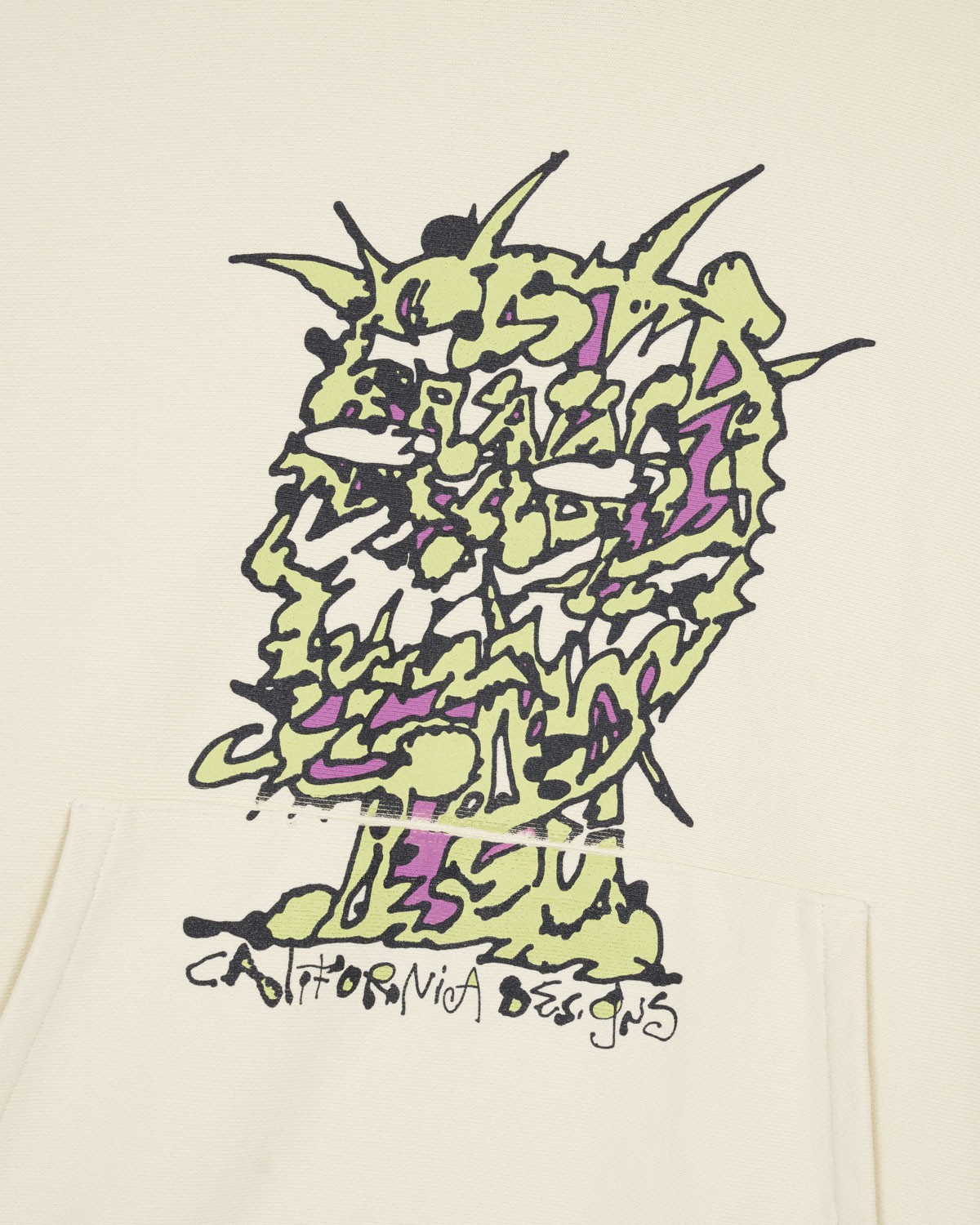 BRAIN BEAD SCRAMBLED HEAD HOODIE