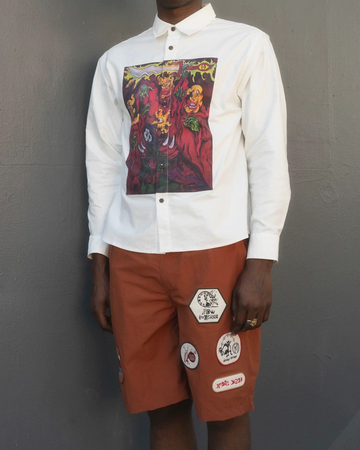 BRAIN DEAD MYTHIC STAR OXFORD SHIRT