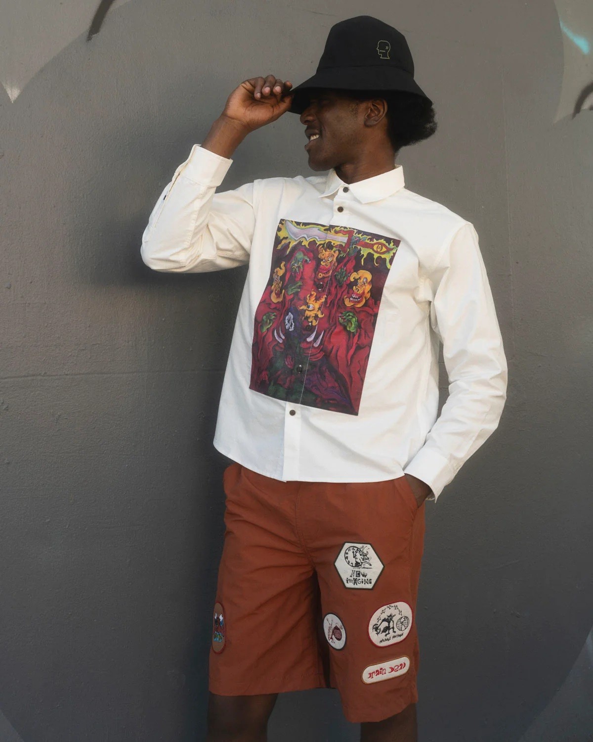 BRAIN DEAD MYTHIC STAR OXFORD SHIRT