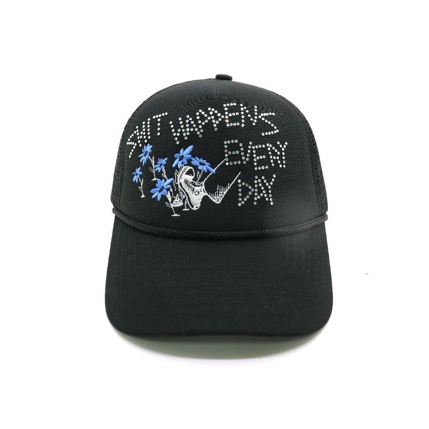 JUNGLES SHIT HAPPENS TRUCKER CAP