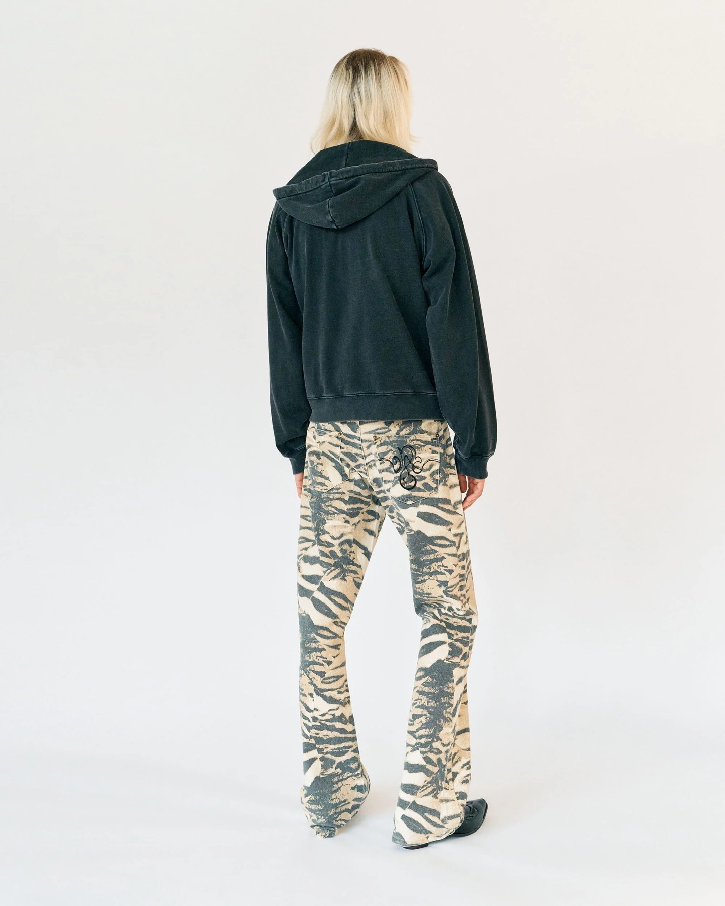 STOCKHOLM SURFBORD CLUB LOGO ZIP HOODIE ACE