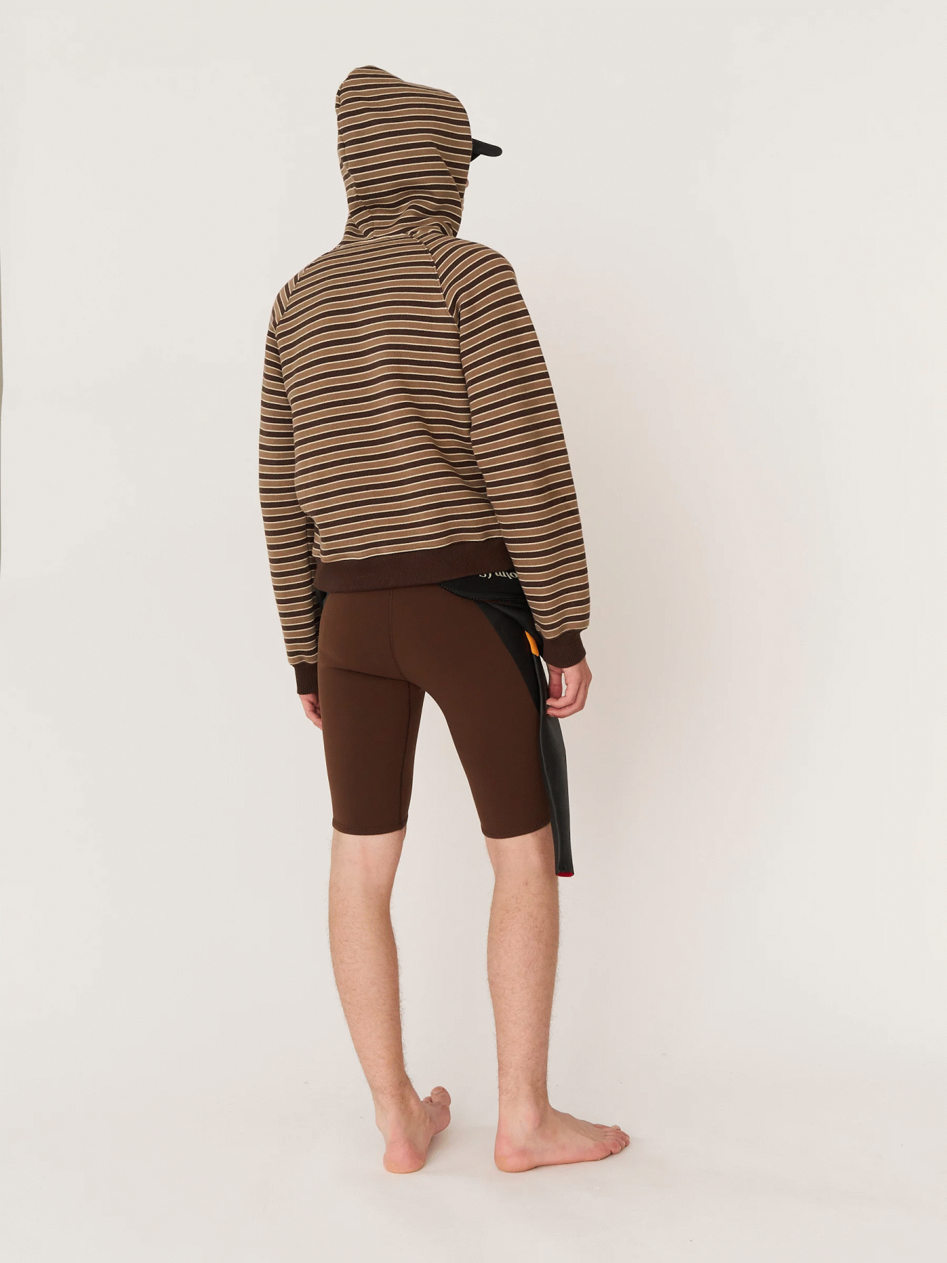 STOCKHOLM SURFBORD CLUB STRIPED ZIP HOODIE