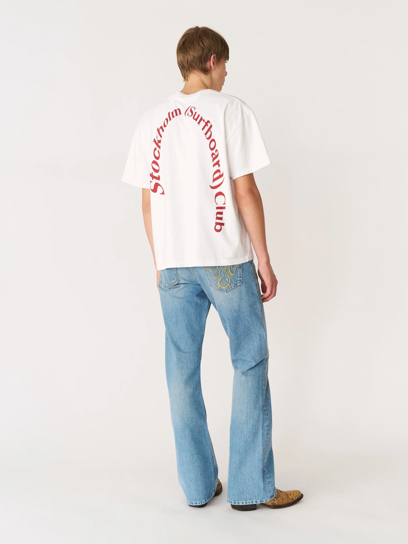 STOCKHOLM SURFBORD CLUB BACK LOGO TEE
