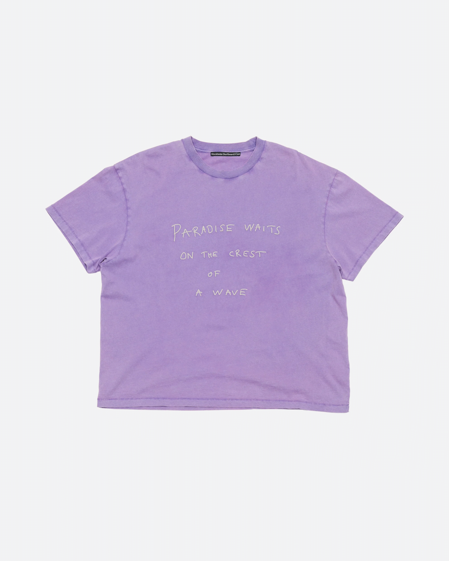 STOCKHOLM SURFBORD CLUB EMBROIDERED T-SHIRT