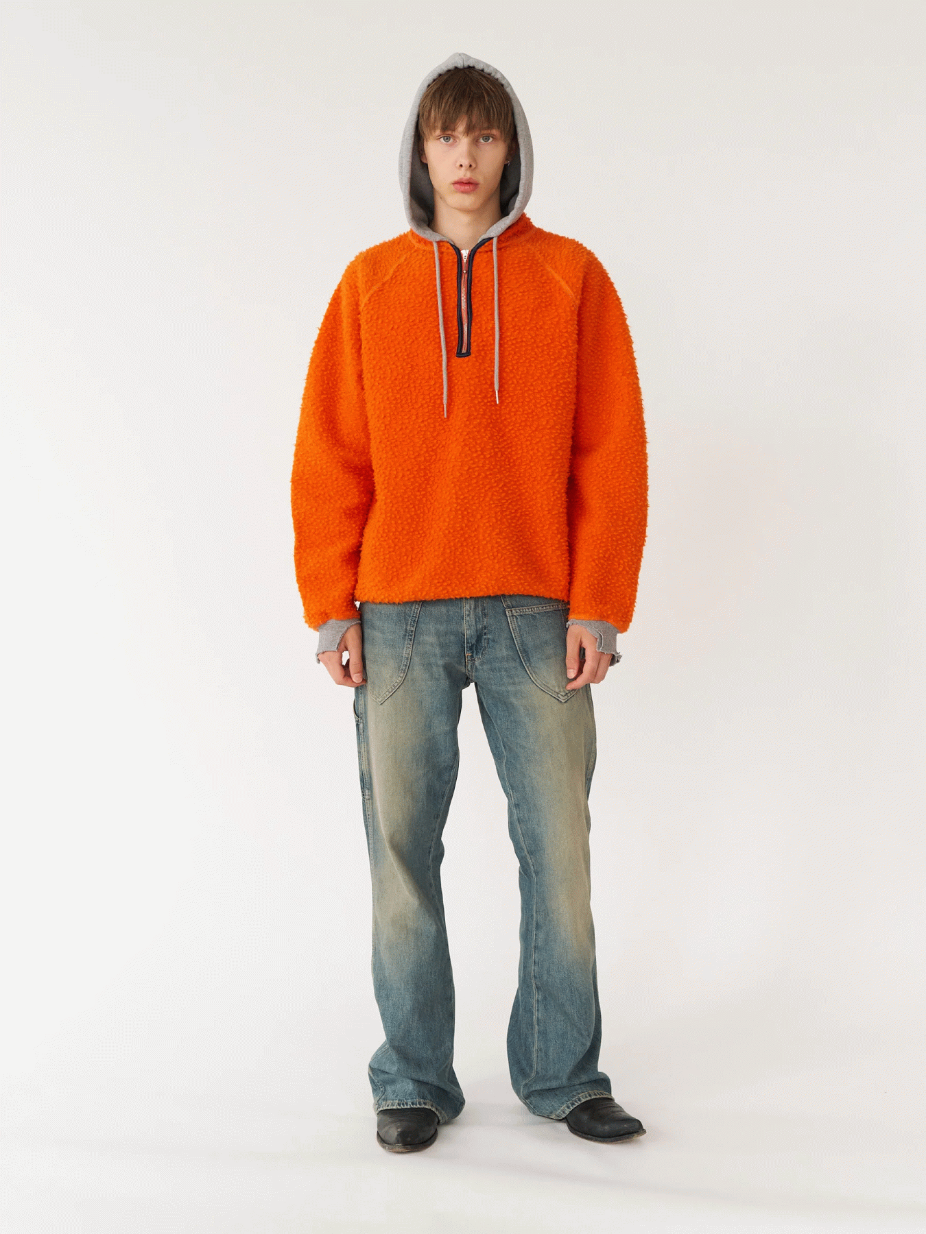 STOCKHOLM SURFBORD CLUB WOOL PILE HOODIE