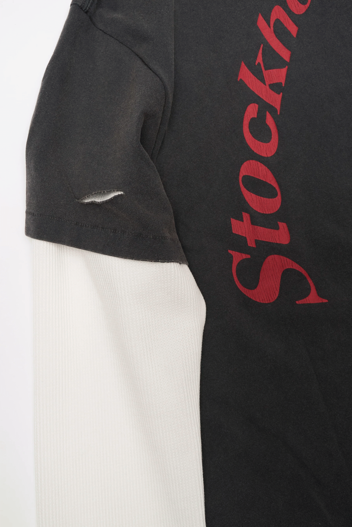 STOCKHOLM SURFBORD CLUB BACK LOGO LAYERED TEE