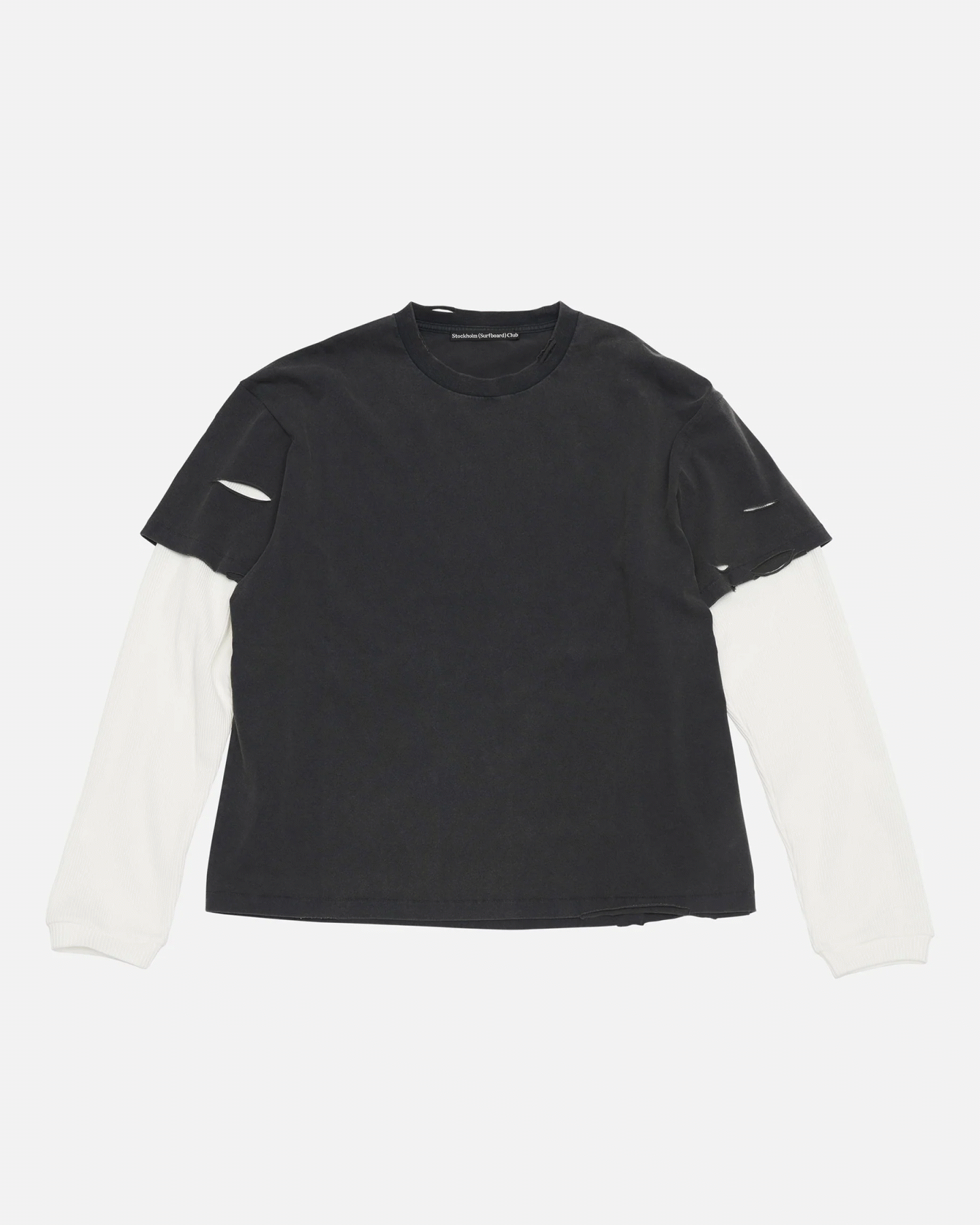 STOCKHOLM SURFBORD CLUB BACK LOGO LAYERED TEE