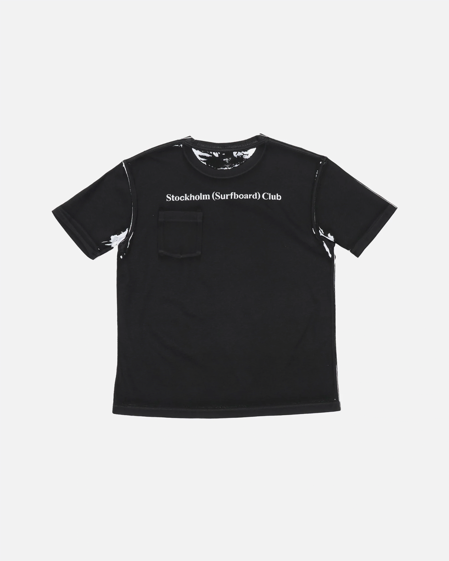 STOCKHOLM SURFBORD CLUB PRINTED POCKET TEE