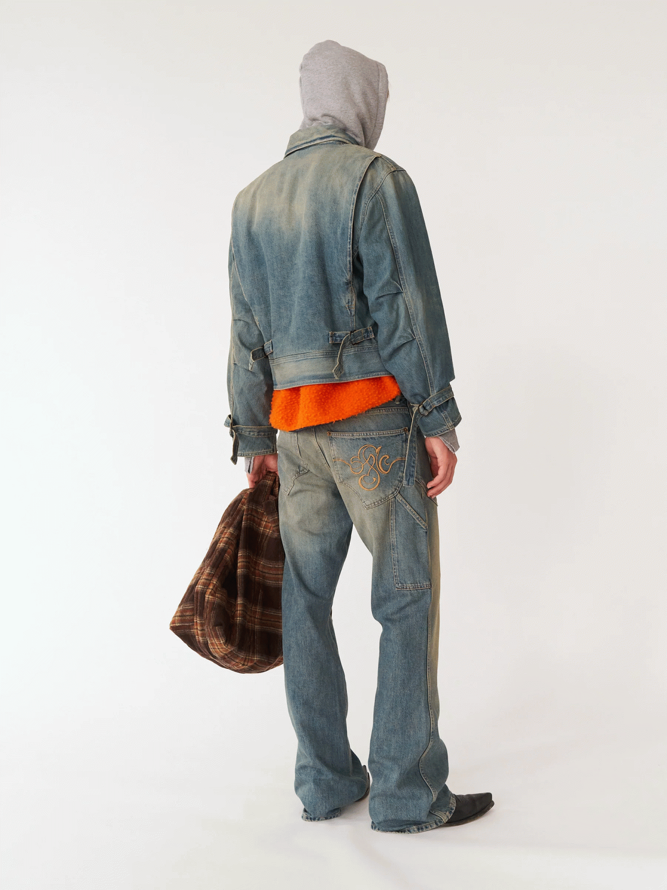 STOCKHOLM SURFBORD CLUB DENIM WORK JACKET