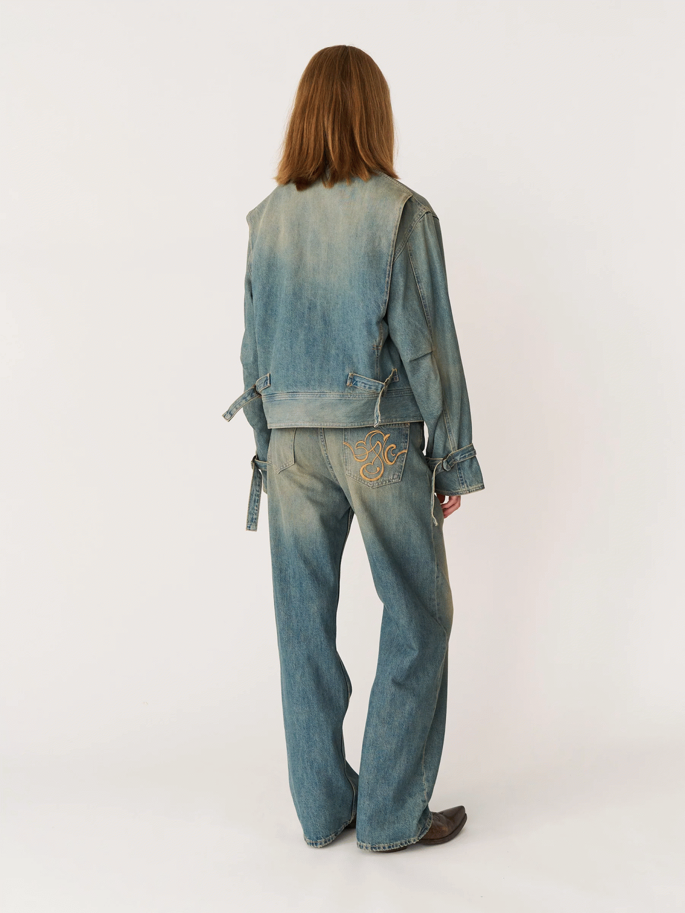 STOCKHOLM SURFBORD CLUB DENIM WORK JACKET