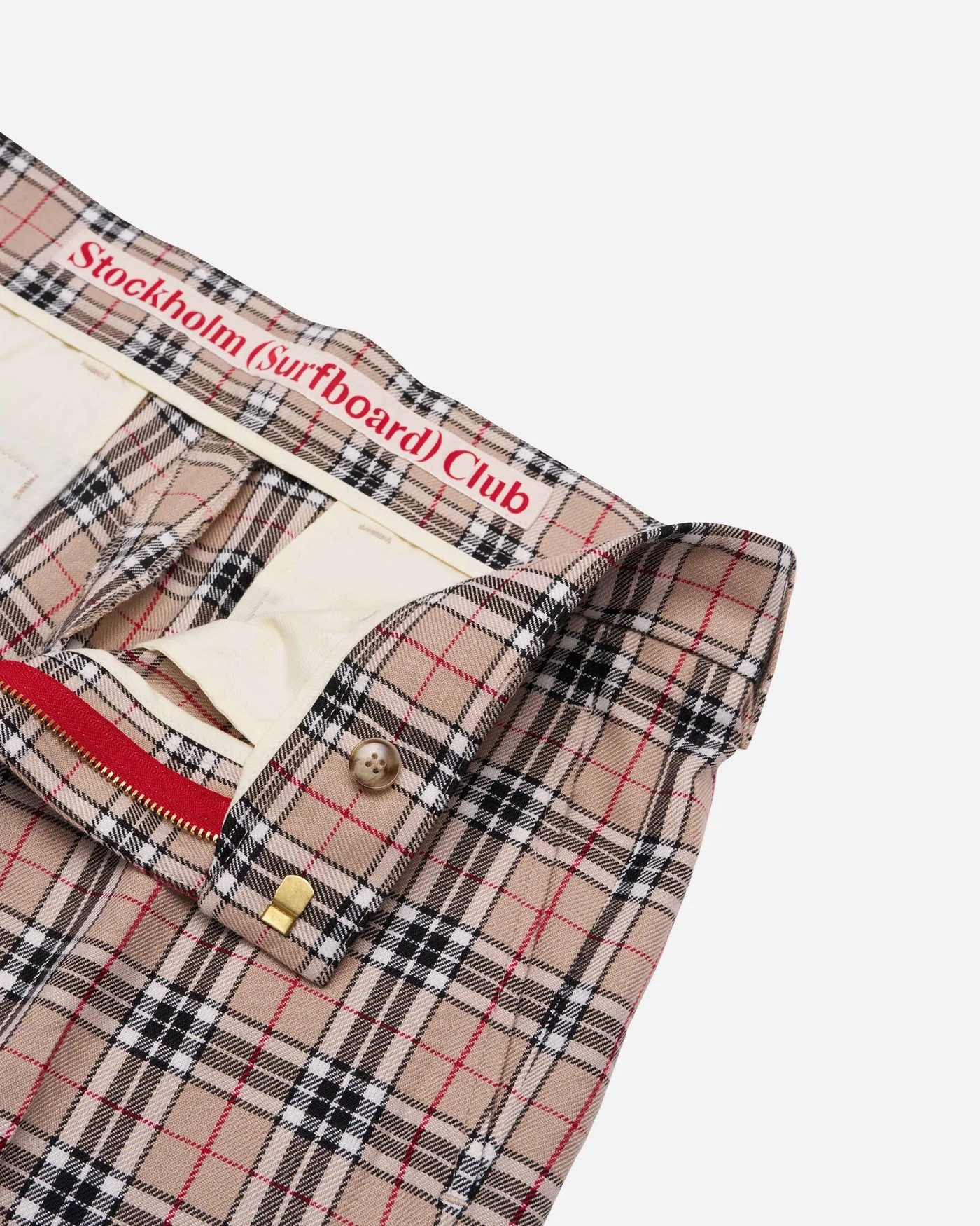 STOCKHOLM SURFBORD CLUB SUNE CHECKED TAILOERD BOOTCUT ELAINE