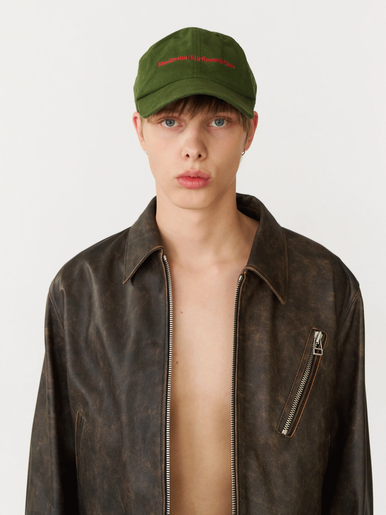 STOCKHOLM SURFBORD CLUB EMBROIDERED LOGO CAP