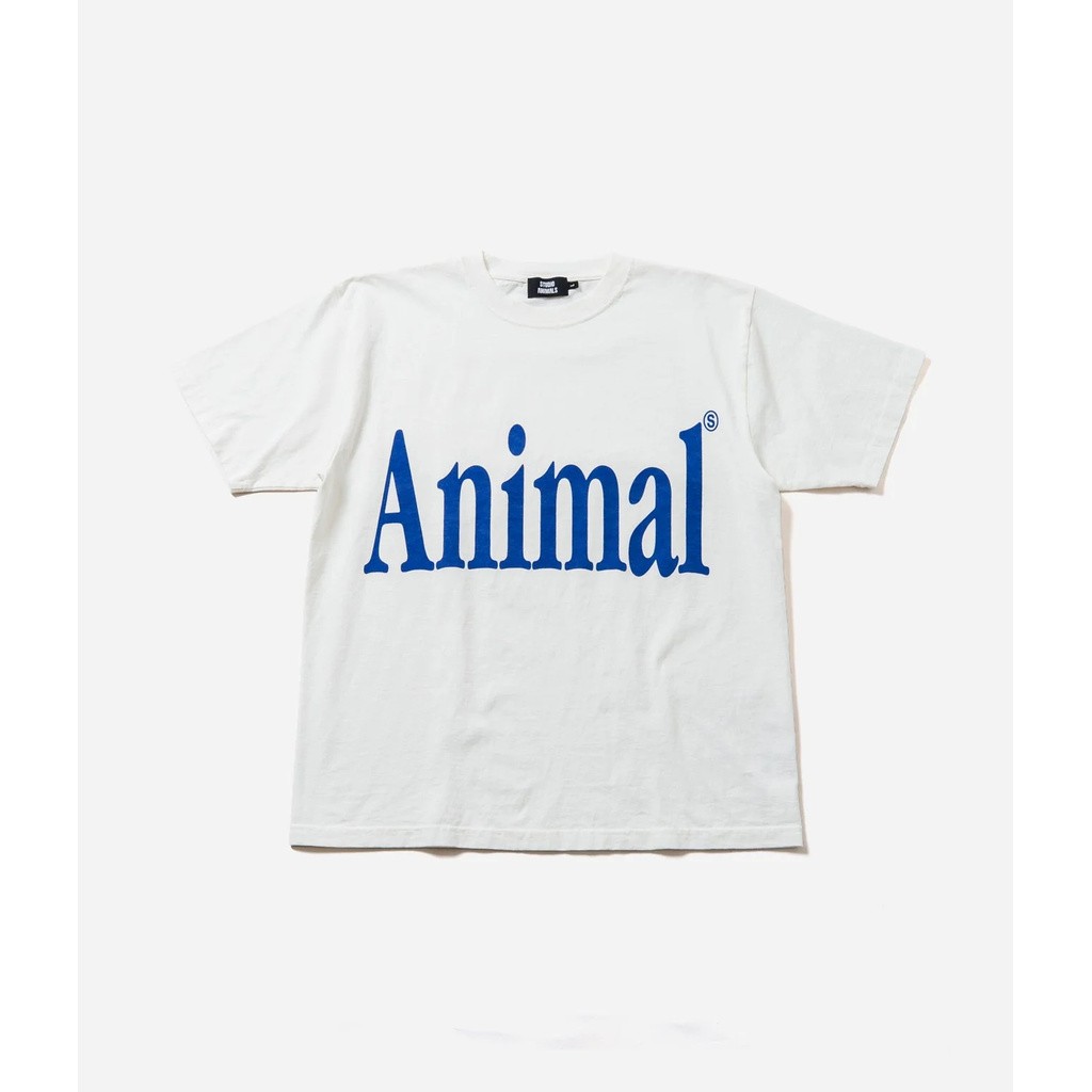 STUDIO ANIMALS LETTER SOLID PRINT TEE