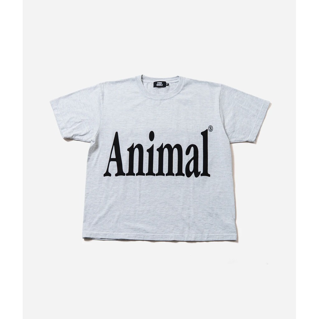 STUDIO ANIMALS LETTER SOLID PRINT TEE