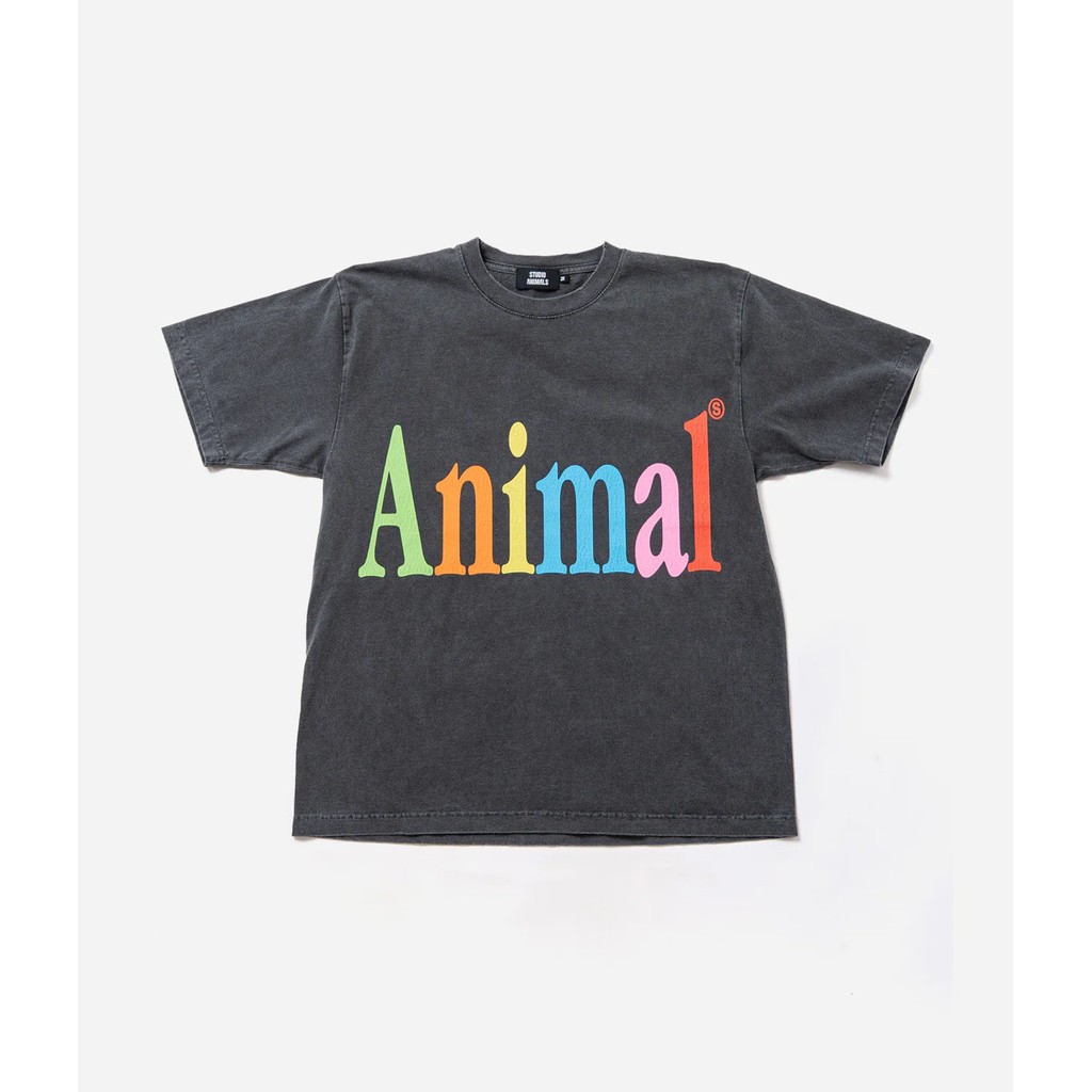 STUDIO ANIMALS ANIMALS LETTER T-SHIRT