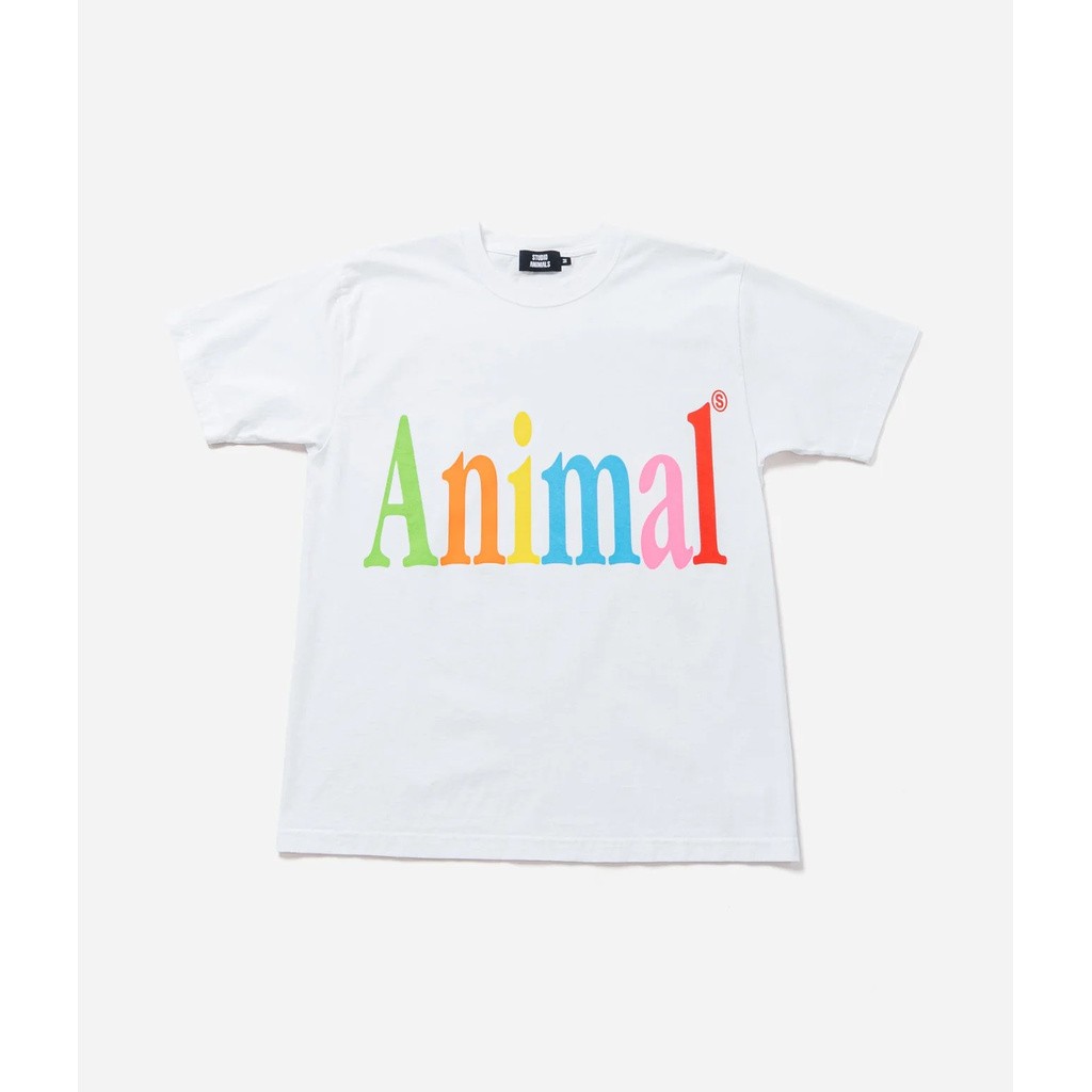 STUDIO ANIMALS ANIMALS LETTER T-SHIRT