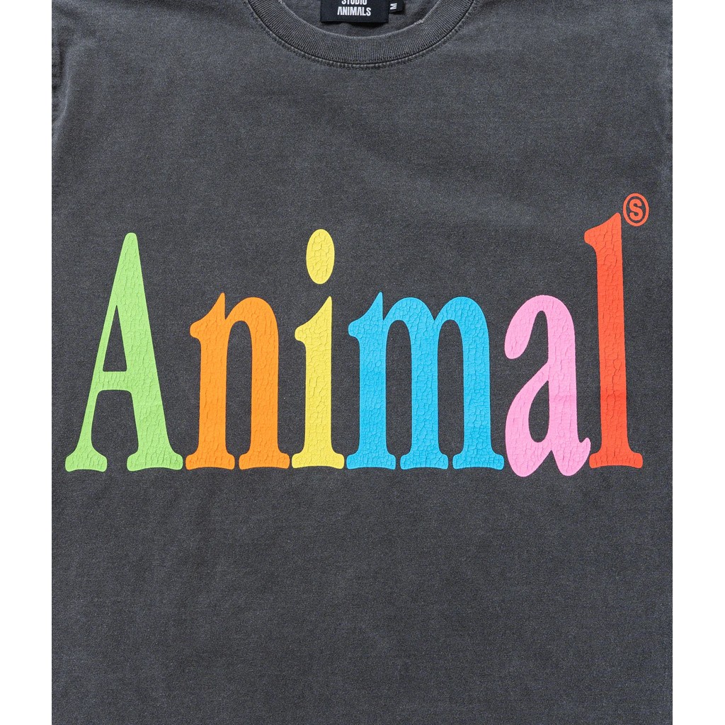 STUDIO ANIMALS ANIMALS LETTER T-SHIRT