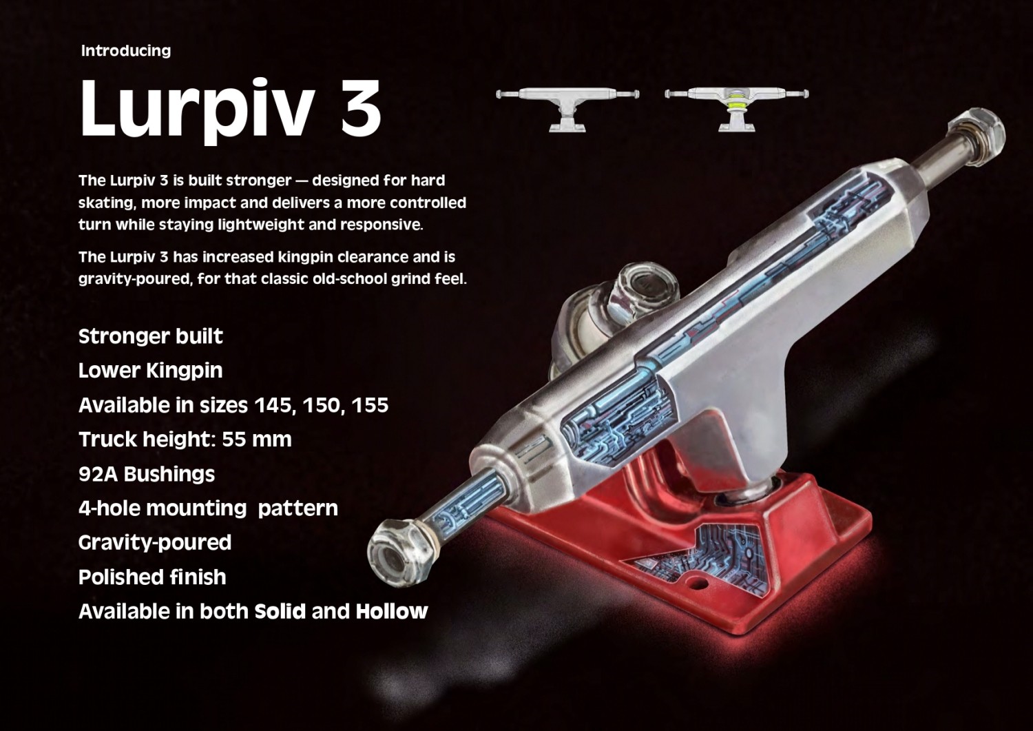 LURPIV TRUCK 3 HOLLOW  ラーピヴトラック ホロー